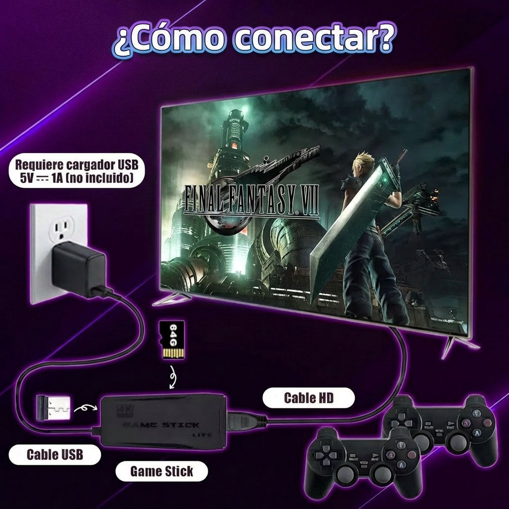 Consola Retro M8 en cualquier pantalla en 4K